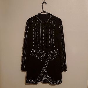 Fashion Nova black suade dress